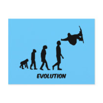 evolution skateboarding postcards