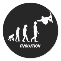 evolution skateboarding stickers