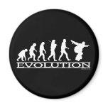 Evolution - Snowboarding Magnets