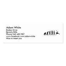 Evolution soccer bicycle kick business card template