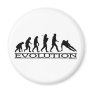 Evolution - Speed Skating Refrigerator Magnets