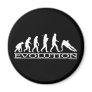 Evolution - Speed Skating Fridge Magnet