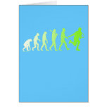Evolution Tennis Humourous Tennis Tshirt Card