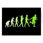 Evolution Tennis Humourous Tennis Tshirt Card
