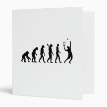 Evolution Tennis player 3 Ring Binders