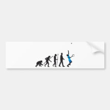 evolution tennis player autosticker