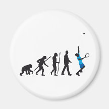 evolution tennis player kühlschrankmagnete