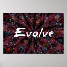 Evolve Art Poster