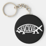 Evolve Fish Key Chain