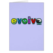 EVOLVE with Six Symbols of Peace and Progress Cards