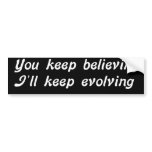 Evolving bumper stickers