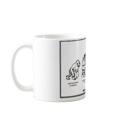 Evolving Librarian Mug by sasi_ischool
