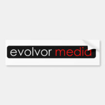 evolvor bumper sticker