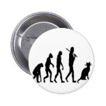 Evoultion Cat "We Believe"-Funny Cat Lovers Button