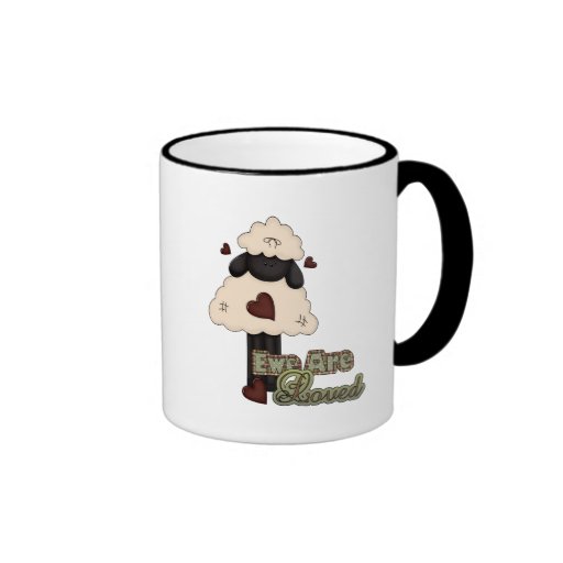 ewe are loved valentine sheep mug