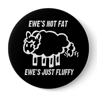 EWE'S NOT FAT, EWE'S JUST FLUFFY T-shirt by awesometshirts