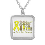 Ewings Sarcoma Family Supprt A Cure Personalized Necklace