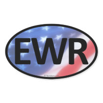 EWR Oval Sticker