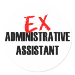 EX ADMIN ASST STICKER