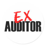 EX AUDITOR STICKERS