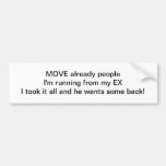 ex bumper stickers