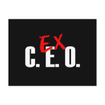 EX CEO DARK POST CARD
