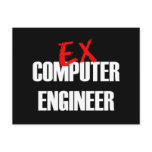 EX COMPUTER ENGINEER DARK POSTCARDS