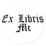 ex libris me - from my library sticker