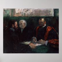 Examination at the Faculty of Medicine, 1901 Print