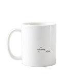 Example following on Twitter Add Text Coffee Mugs