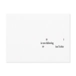 Example following on Twitter Add Text Post Cards