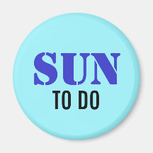EXAMPLE: ONLY COLOR / cyan + your text Refrigerator Magnet