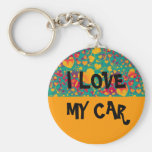EXAMPLE: ONLY COLOR - orange Keychain