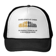 Excellence At Chess Characteristic Scheming Mind Mesh Hat