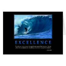 Excellence Greeting Card