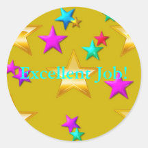 Excellent Job Reward Sticker