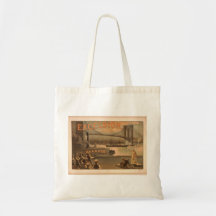 Excelsior 1883 Brooklyn Bridge New York City c1883 Bag