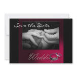 Exchanging Rings with Wedding Bands Invitation