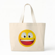 Excited Smile Canvas Bag