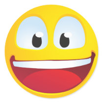 Excited Smile Stickers