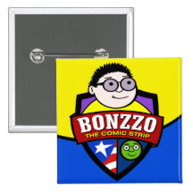 Exclusive BONZZO The Comic Strip Buttons