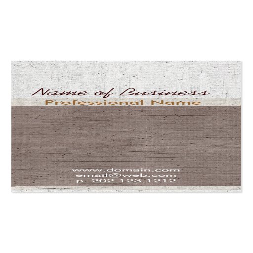 Exclusive Occupational Upscale Aged Business Card Template