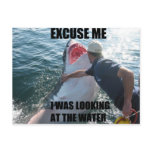 Excuse Me Shark! Postcard