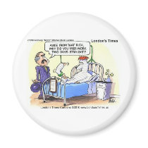 Excuse To Miss Work Funny Tees Cards & Gifts Refrigerator Magnets