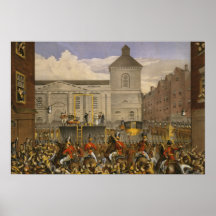 Execution of Robert Emmet in Dublin Poster