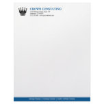 Executive blue stripe custom logo professional