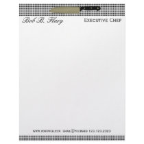 Executive Chef  Knife Letterhead Design