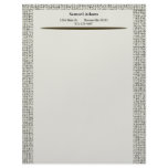 "Executive Nubby - Customizable" letterhead