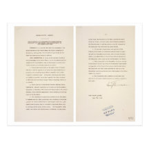 Executive Order 9981 Desegregation of Armed Forces Post Card