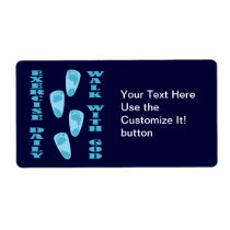 Exercise Daily - Walk with God (Matt 11:28-30) labels